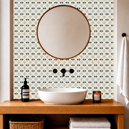 Heritage Rosette Tile Sticker