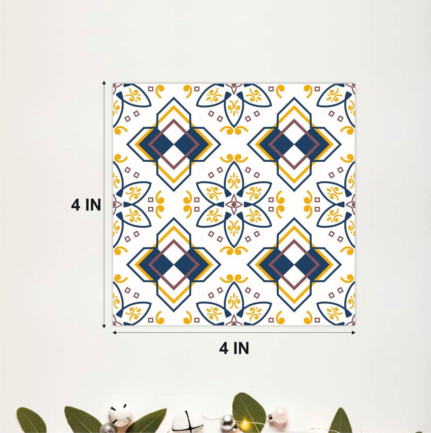 Heritage Rosette Tile Sticker