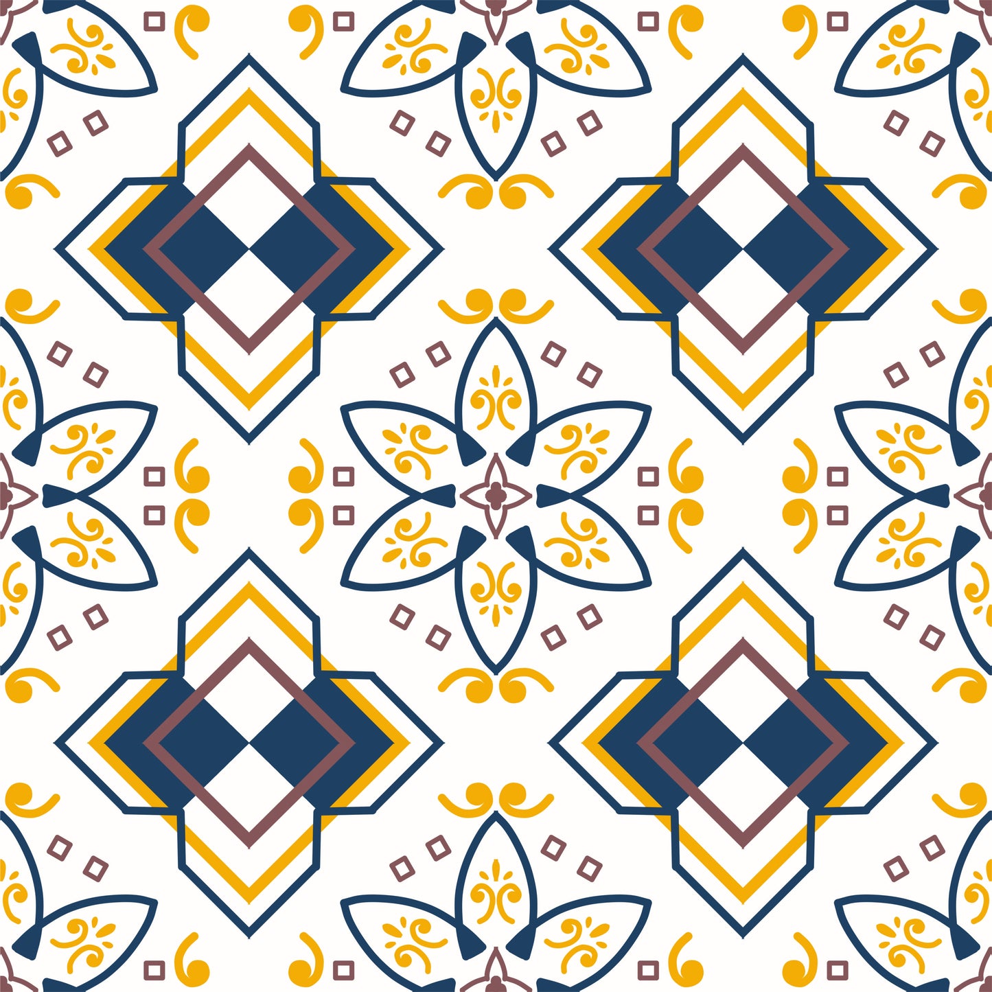 Heritage Rosette Tile Sticker