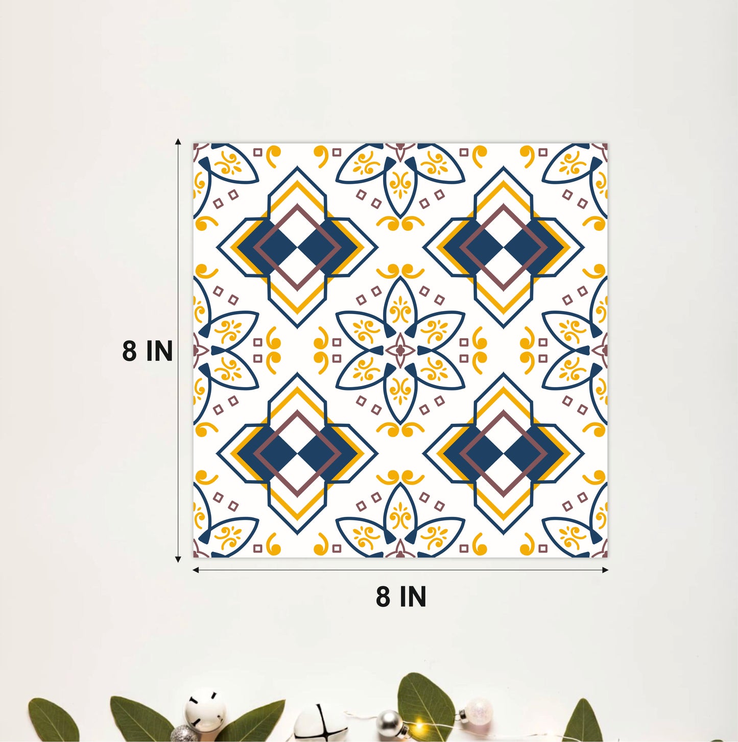 Heritage Rosette Tile Sticker