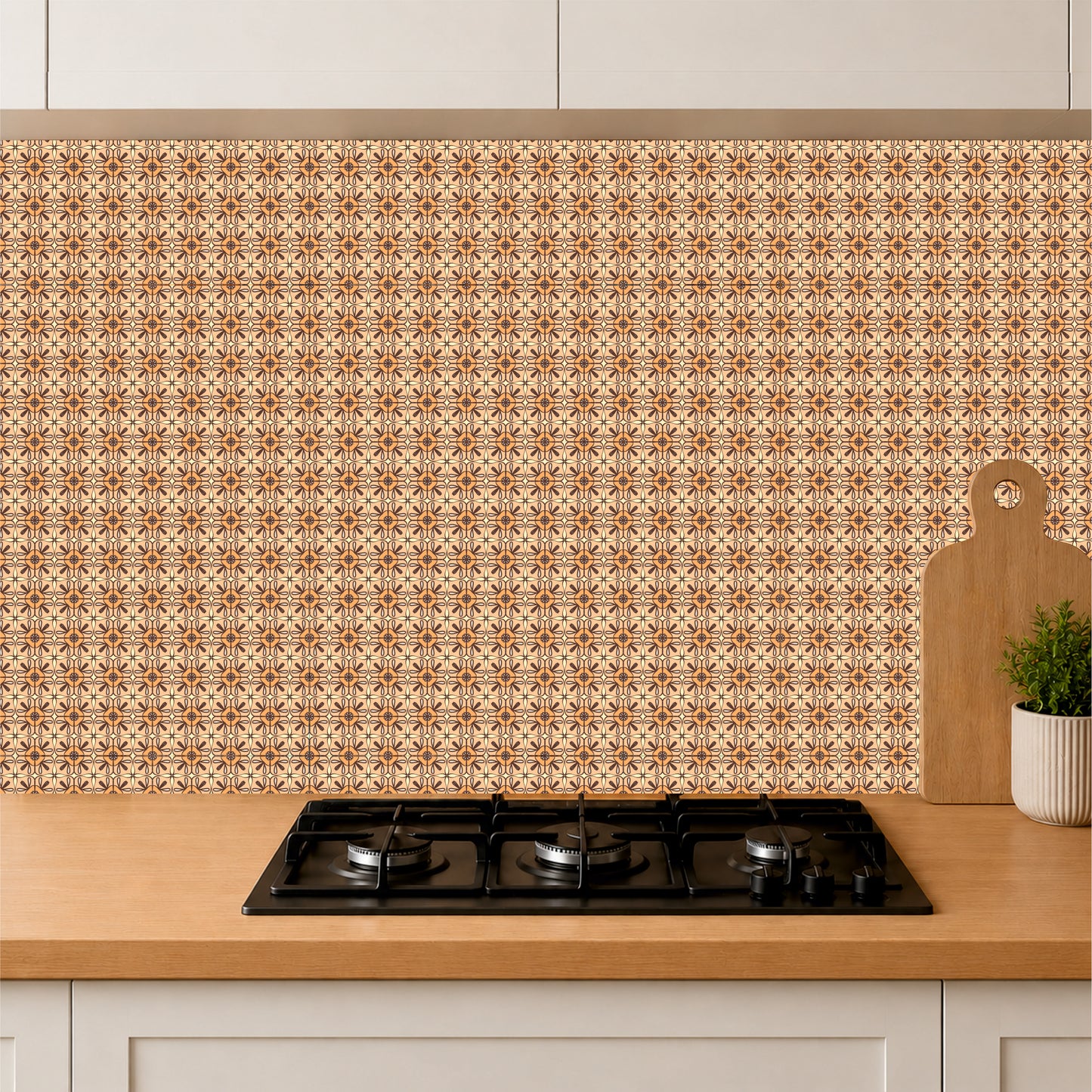 Mediterranean Bloom Tile Sticker