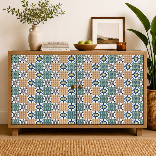 Mediterranean Patchwork Tile Sticker