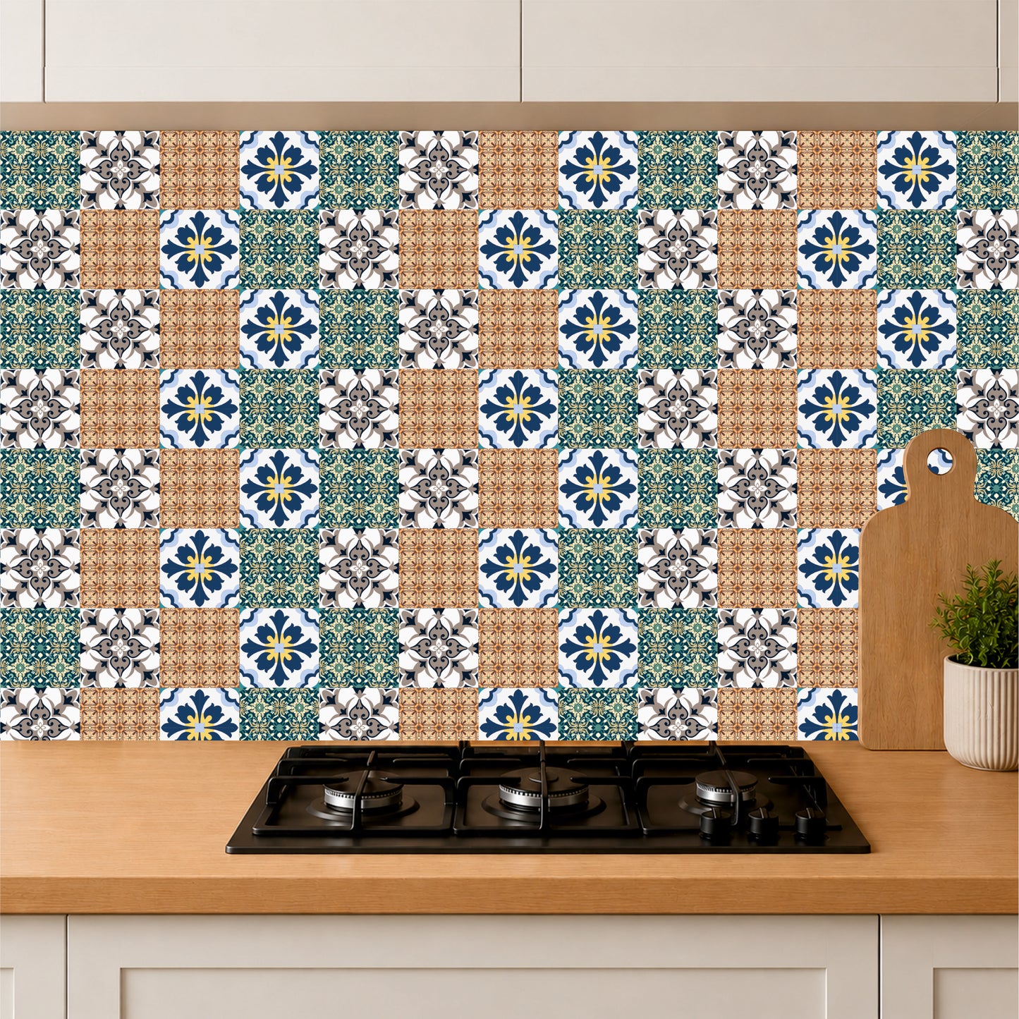 Mediterranean Patchwork Tile Sticker