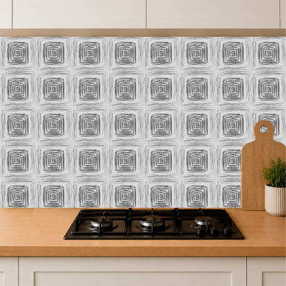 Monochrome Abstract Tile Sticker