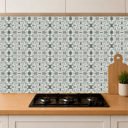 Abstract Crosshatch Tile Sticker