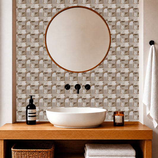 Sandstone Stone Mosaic Tile Sticker