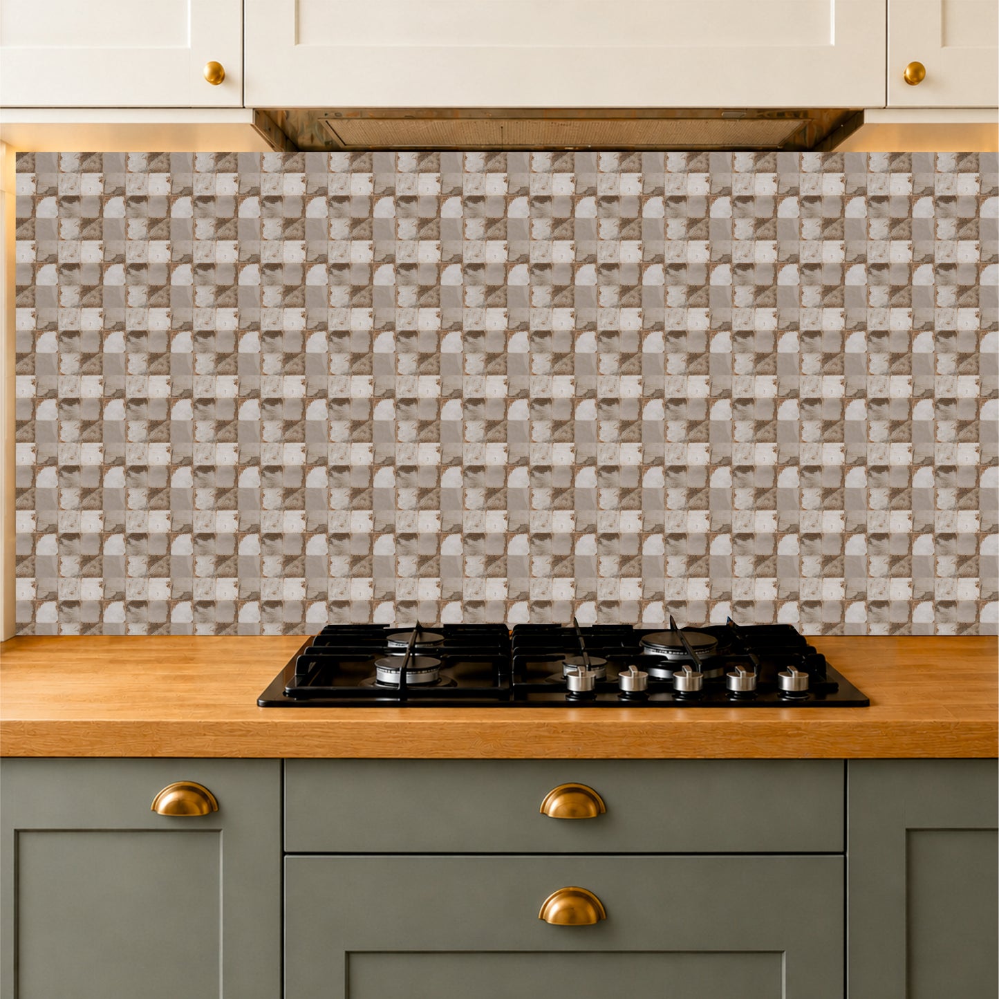 Sandstone Stone Mosaic Tile Sticker