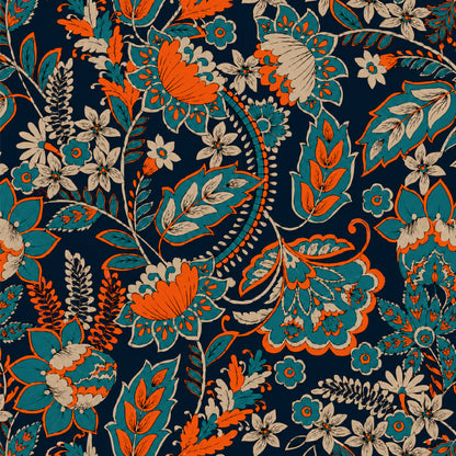 Midnight Botanical Tile Sticker