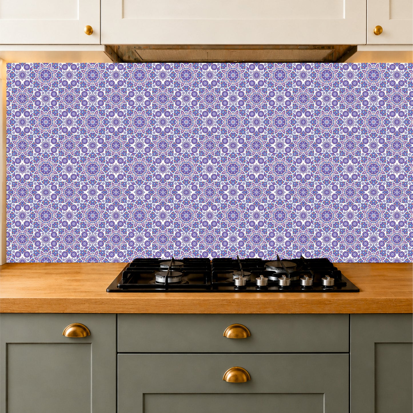 Royal Blue Moroccan Tile Sticker