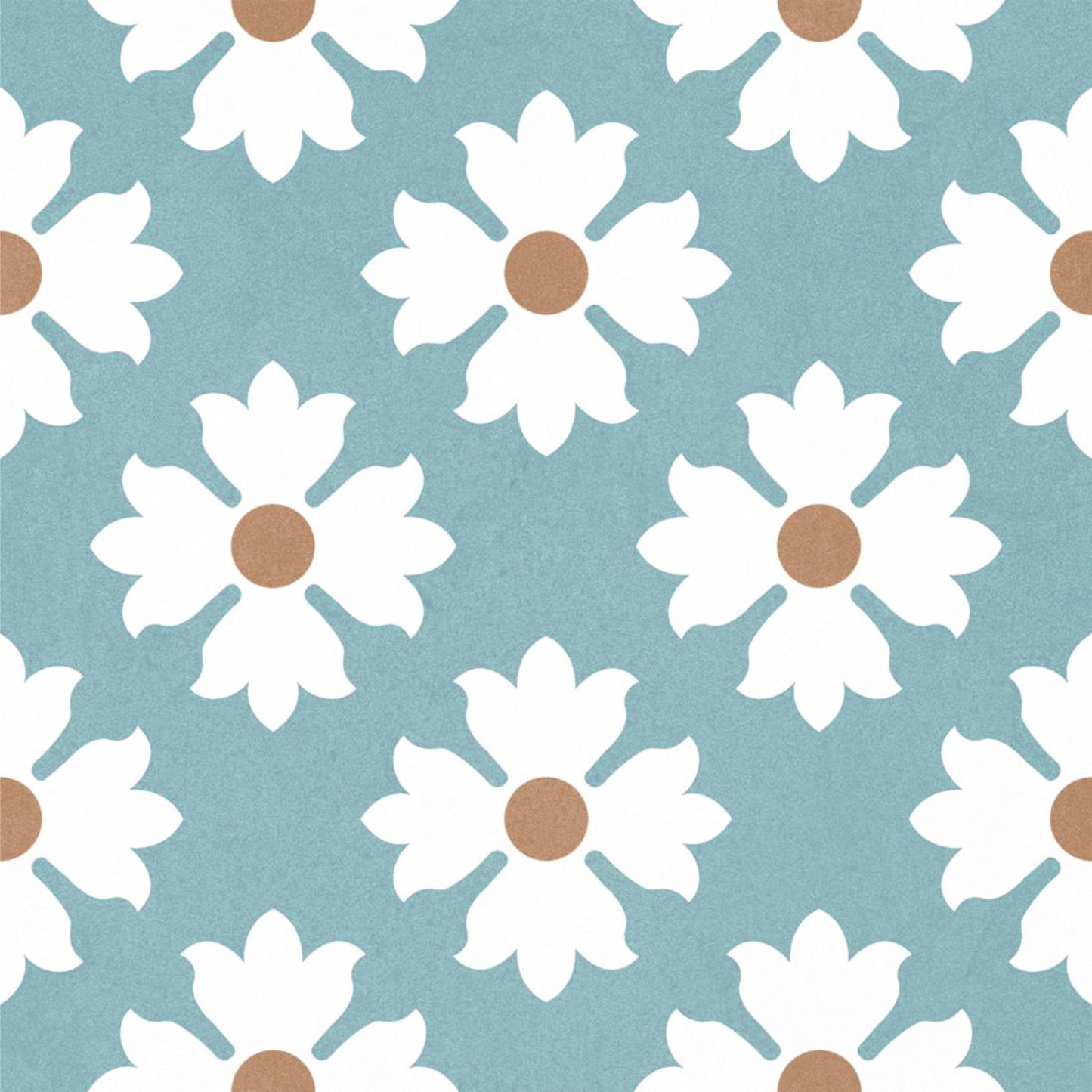 Sky Blue Daisy Tile Sticker