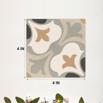 Sage Crescent Mosaic Tile Sticker