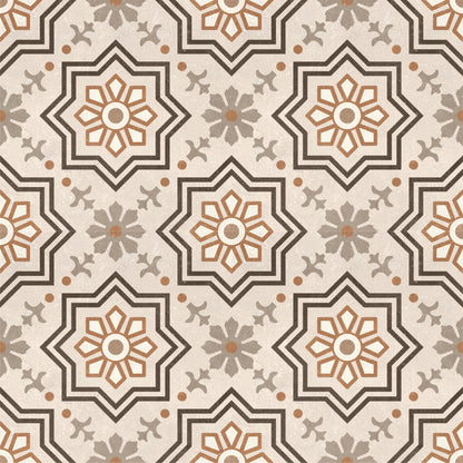 Vintage Terracotta Lattice Tile Sticker