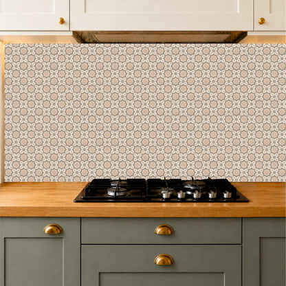 Vintage Terracotta Lattice Tile Sticker