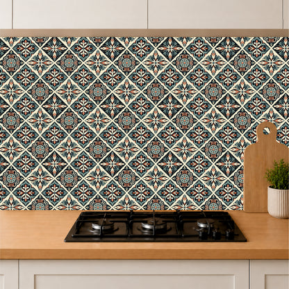 Royal Encaustic Floral Tile Sticker