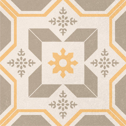 Classic Geometric Medallion Tile Sticker
