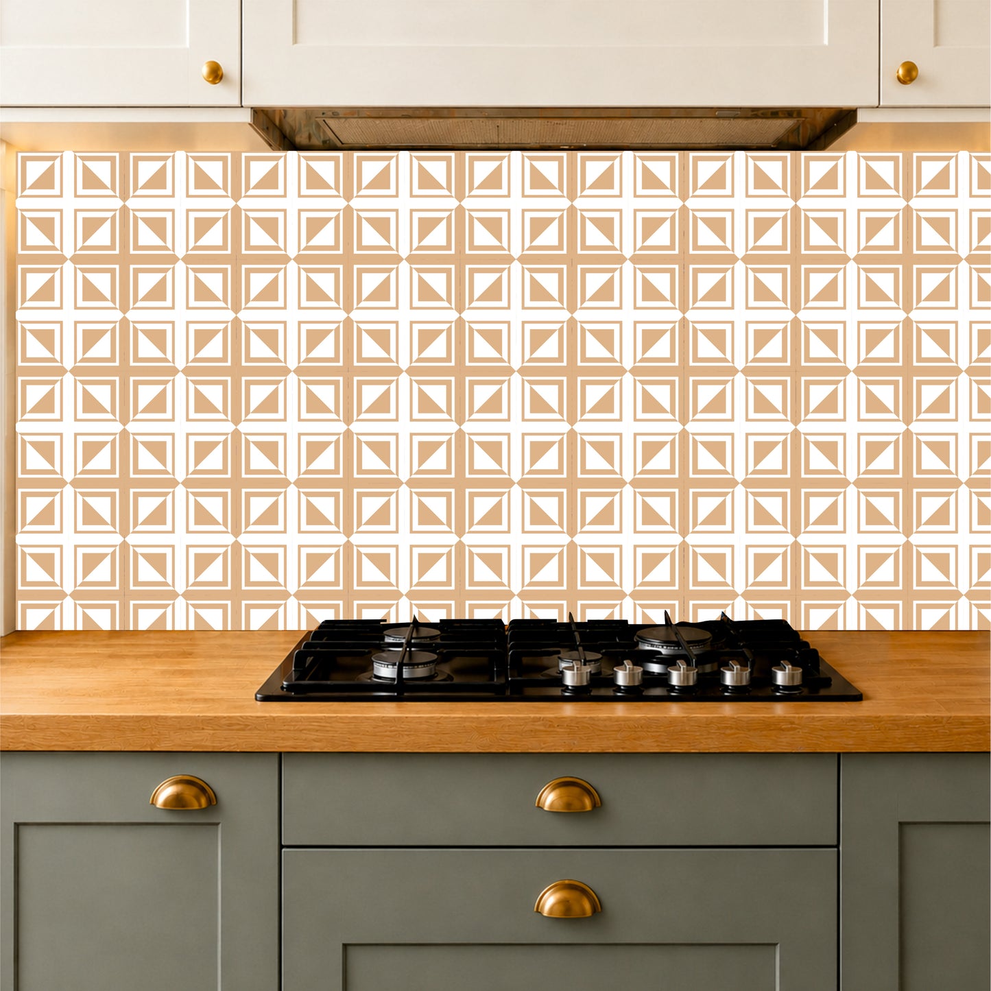 Minimalist Geometric Mosaic Tile Sticker