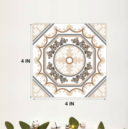 Vintage Medallion Mosaic Tile Sticker