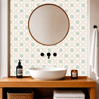 Mediterranean Sage Mosaic Tile Sticker