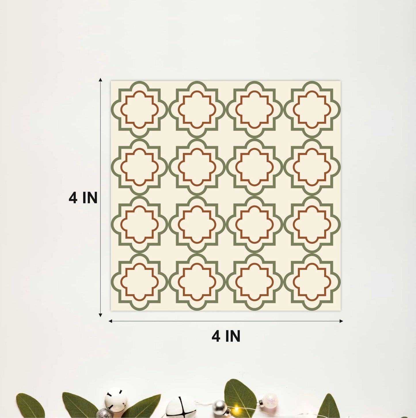 Mediterranean Micro Lattice Tile Sticker