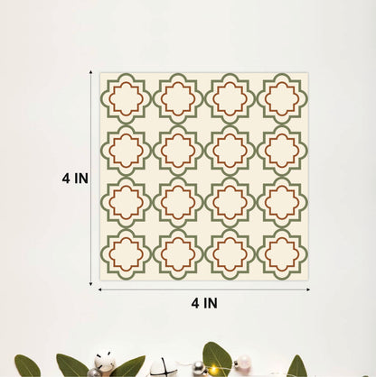 Mediterranean Micro Lattice Tile Sticker