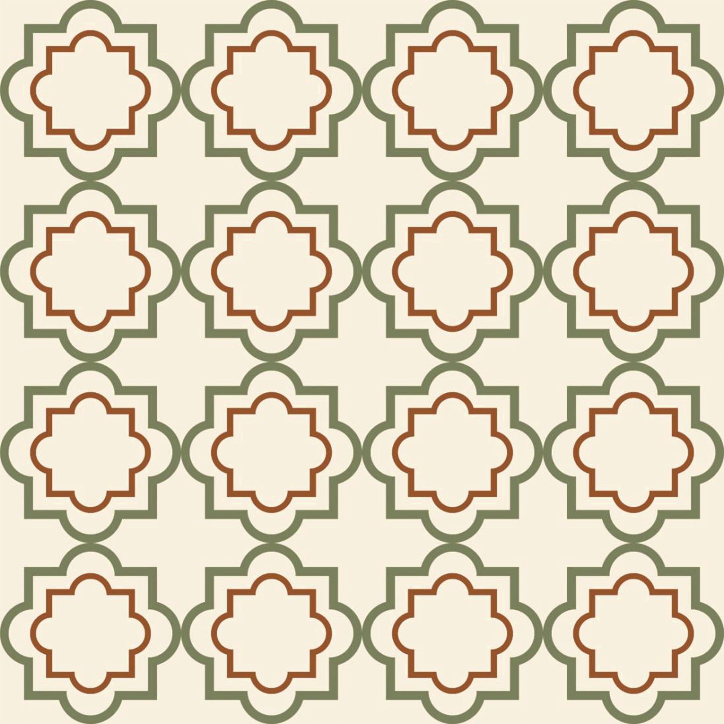 Mediterranean Micro Lattice Tile Sticker