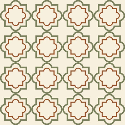 Mediterranean Micro Lattice Tile Sticker