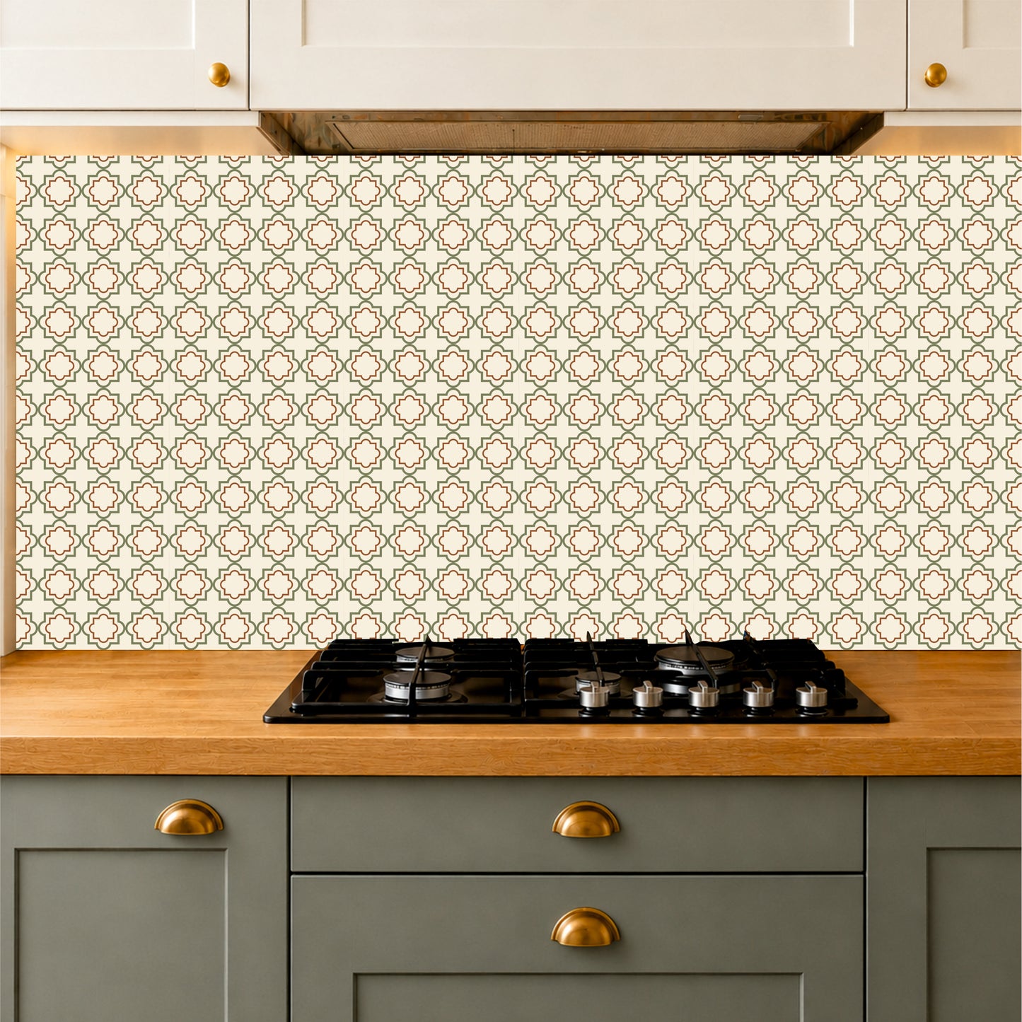 Mediterranean Micro Lattice Tile Sticker