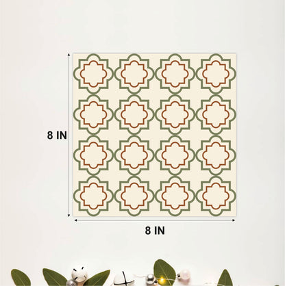 Mediterranean Micro Lattice Tile Sticker