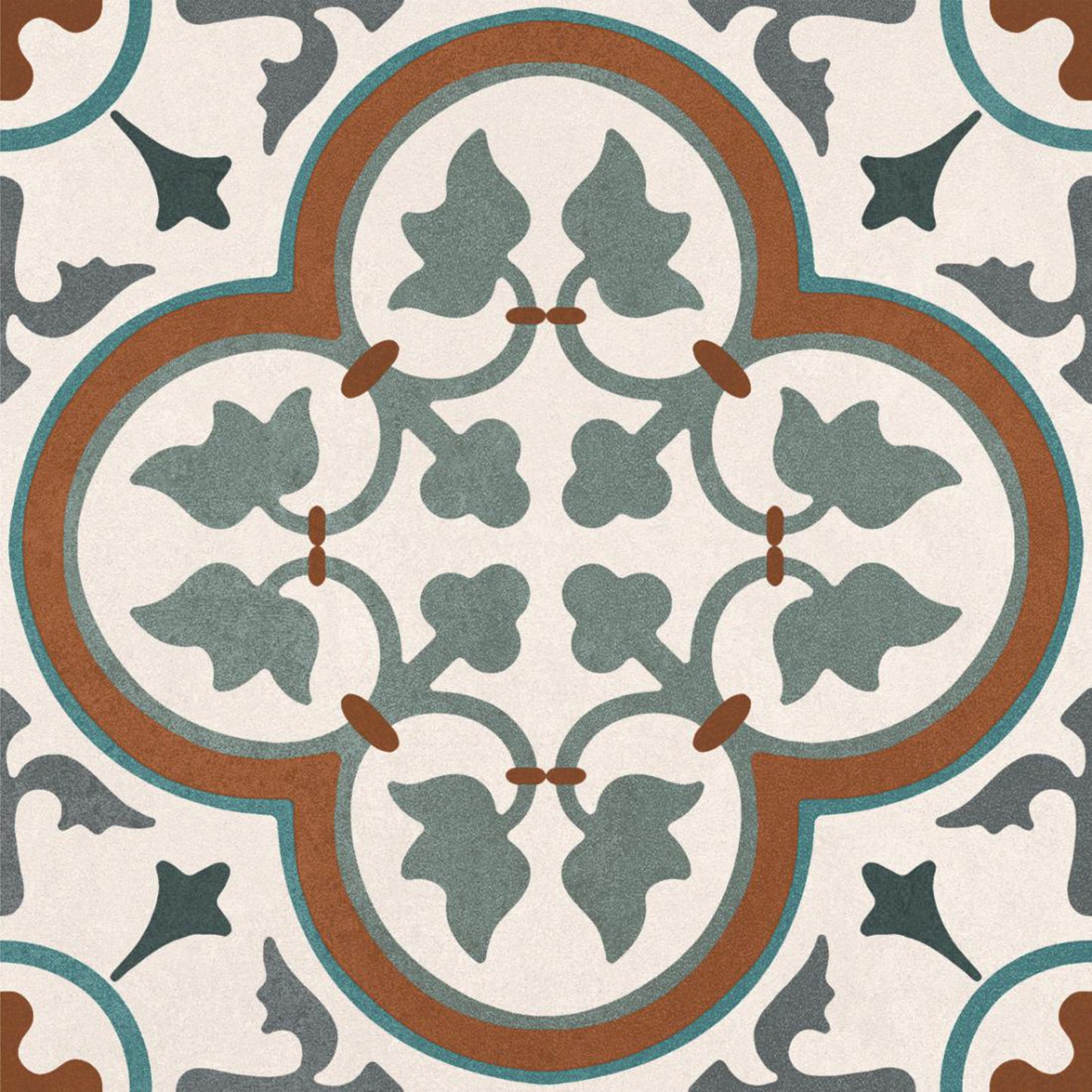 Heritage Quatrefoil Mosaic Tile Sticker