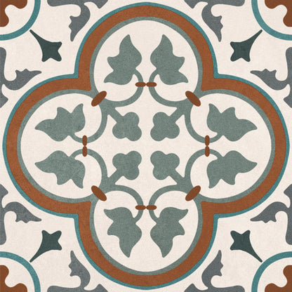 Heritage Quatrefoil Mosaic Tile Sticker