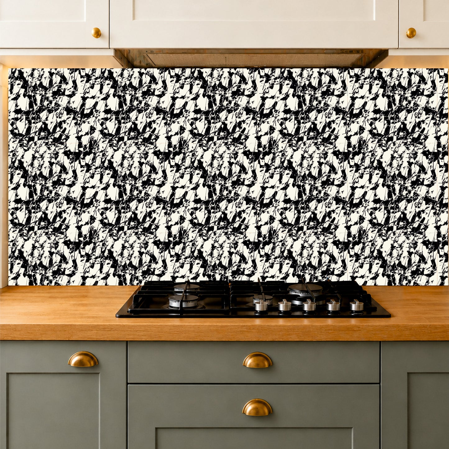 Modern Ink Splash Tile Sticker