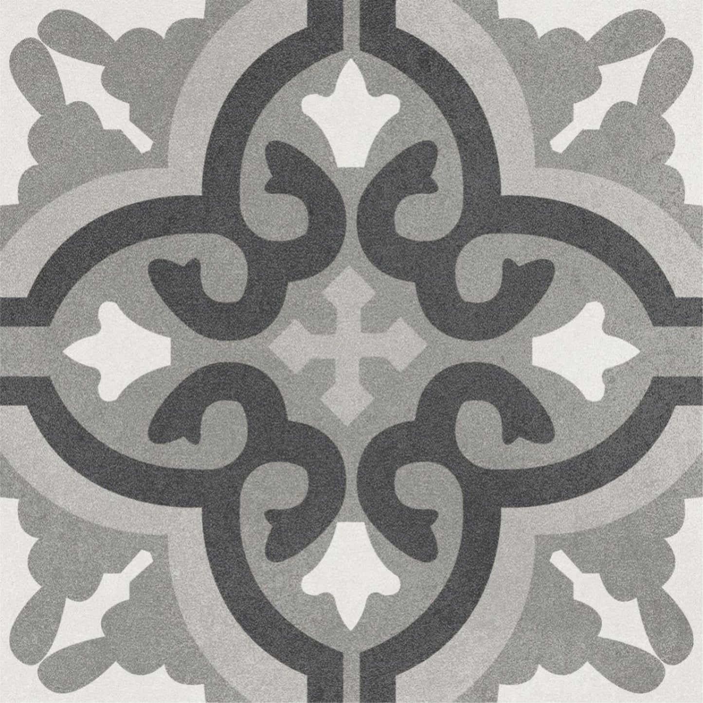 Charcoal Arabesque Tile Sticker