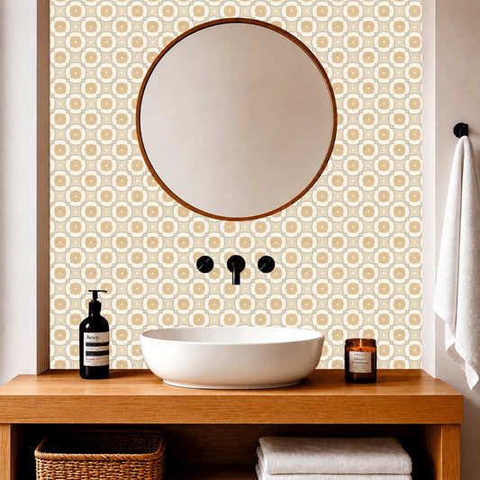 Contemporary Geometric Mosaic Tile Sticker