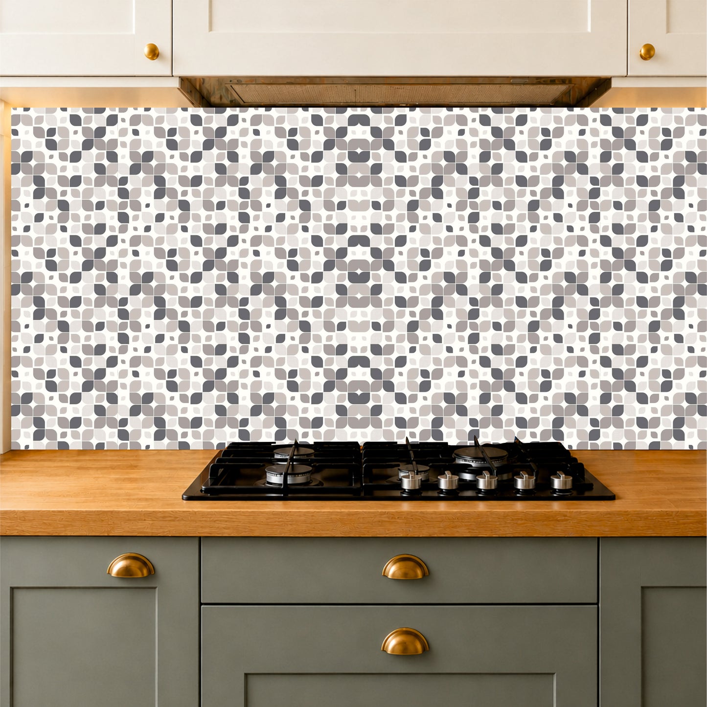 Modern Rounded Geometric Tile Sticker