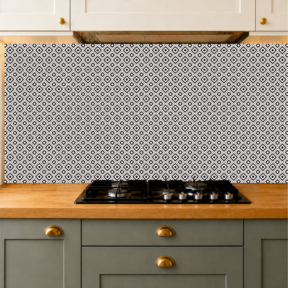 Royal Damask Floral Peel & Stick Tile Sticker