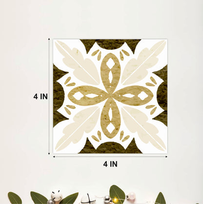 Sage & Sand Floral Tile Sticker