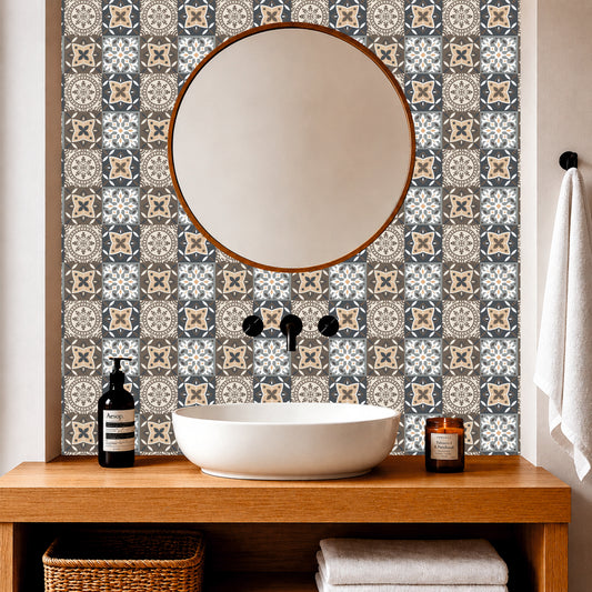 Mediterranean Patchwork Tile Sticker