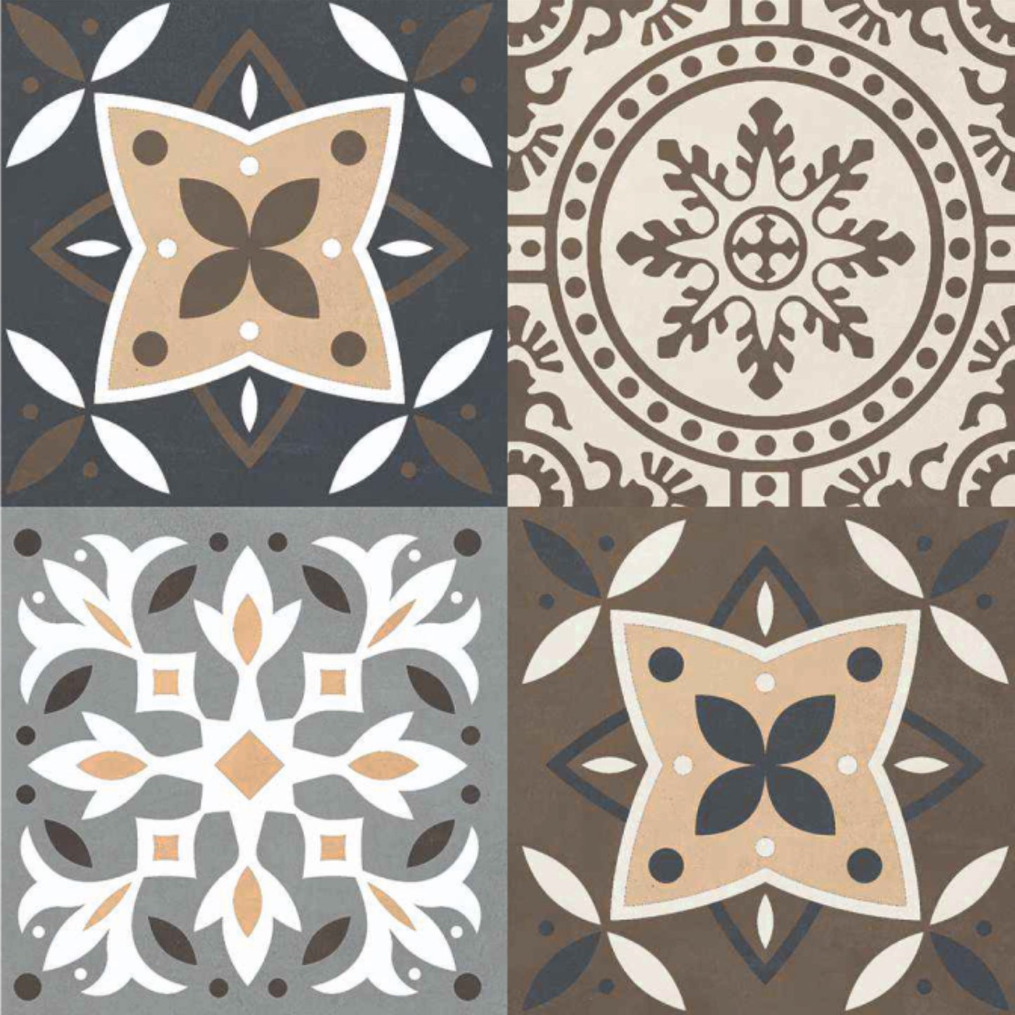 Mediterranean Patchwork Tile Sticker