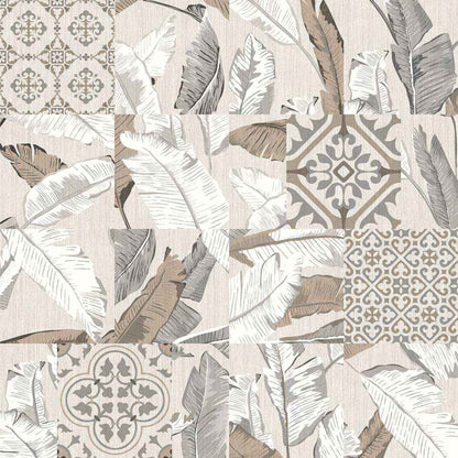 Heritage Botanical Patchwork Tile Sticker