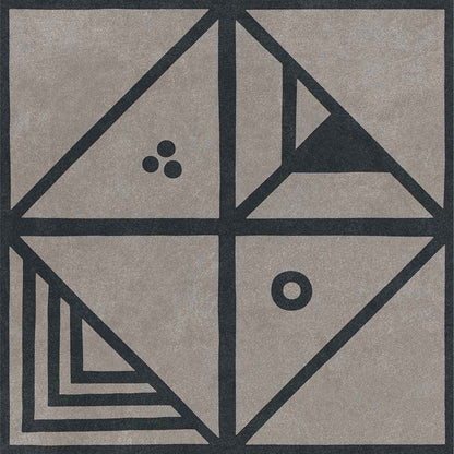 Modern Slate Geometric Tile Sticker