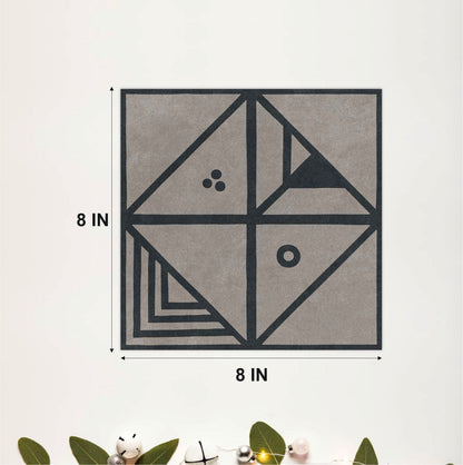 Modern Slate Geometric Tile Sticker