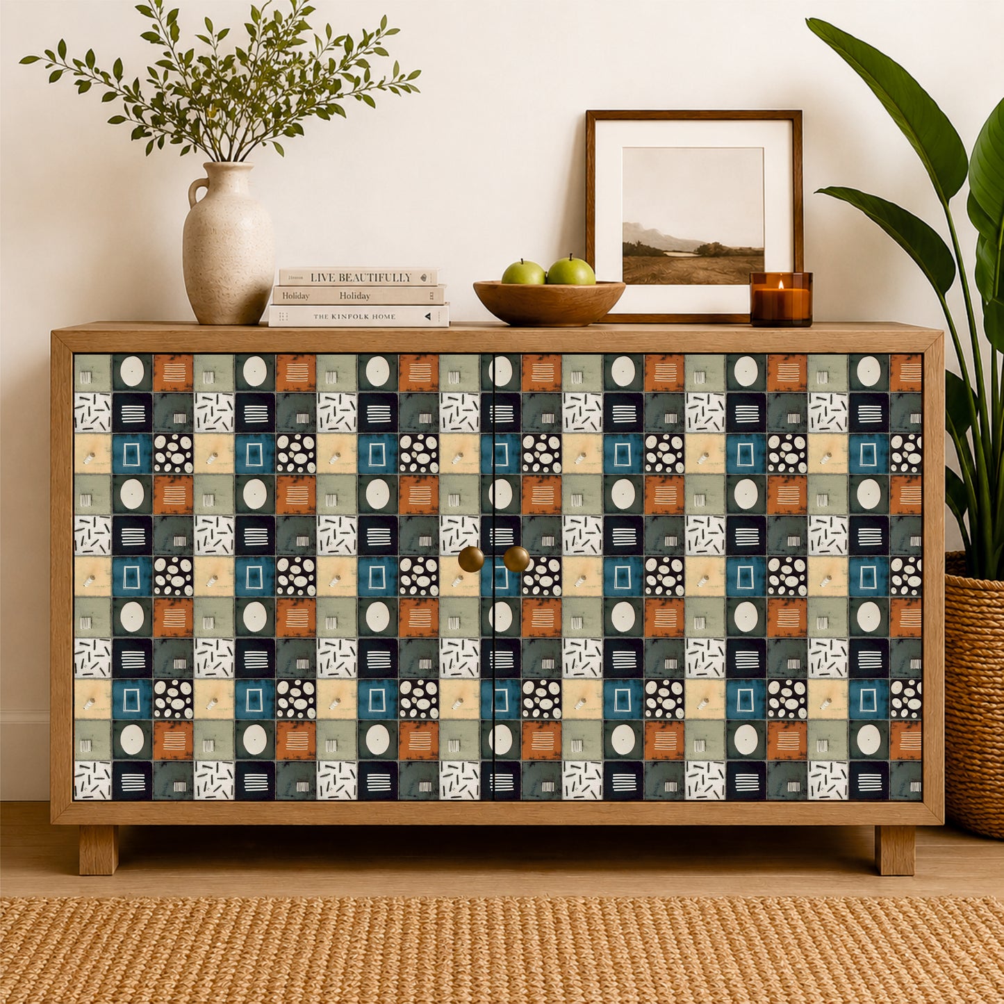 Modern Abstract Mosaic Tile Sticker