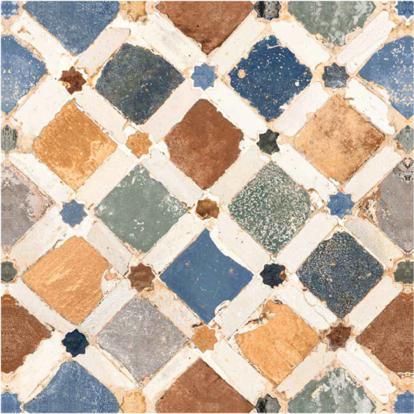 Rustic Geometric Mosaic Tile Sticker