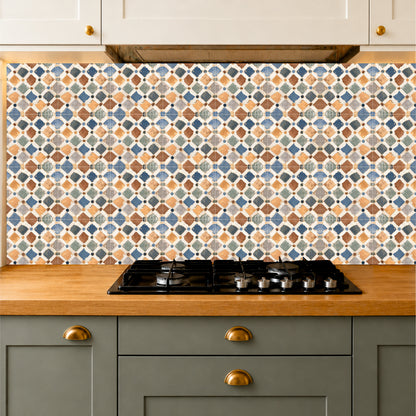 Rustic Geometric Mosaic Tile Sticker