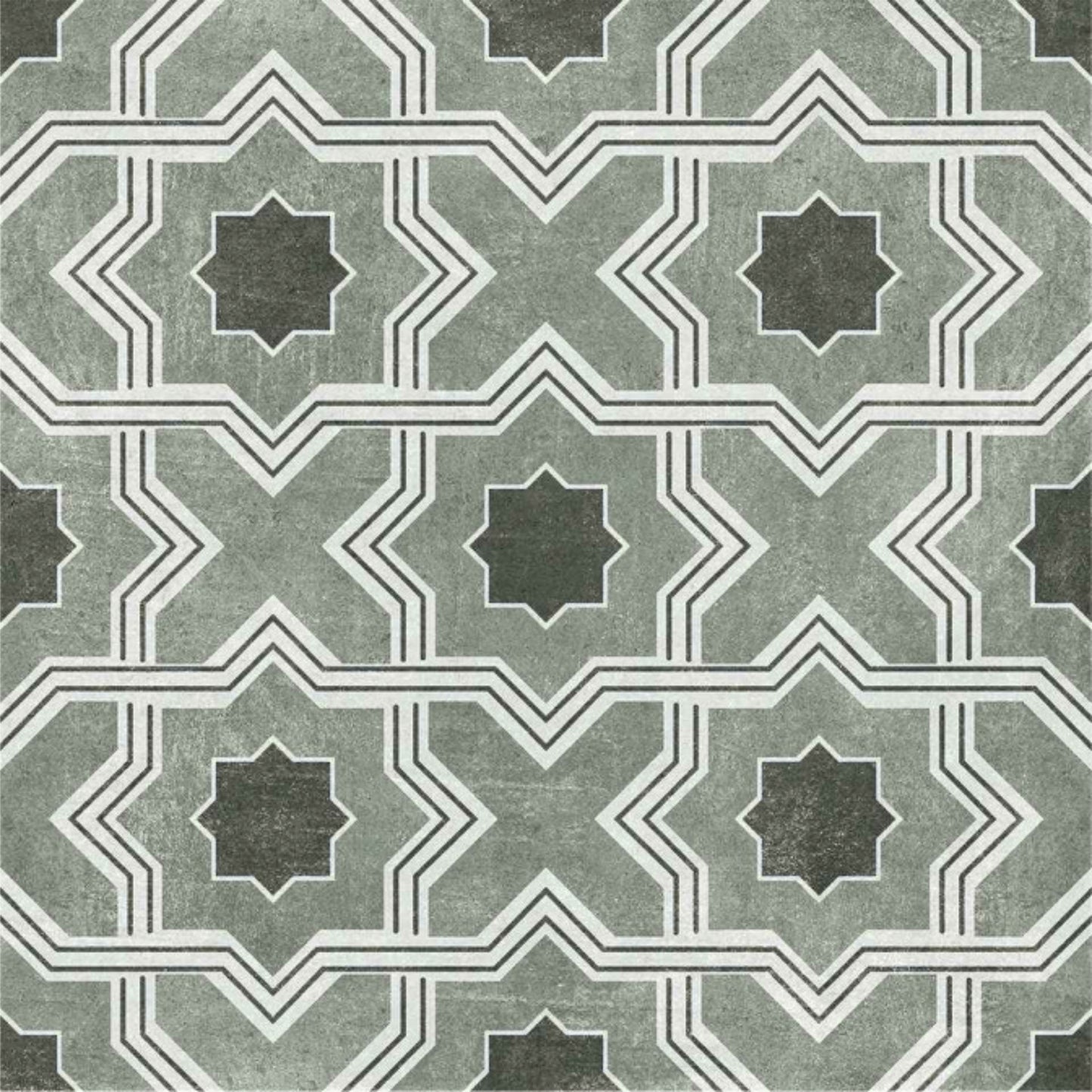 Sage Geometric Mosaic Tile Sticker