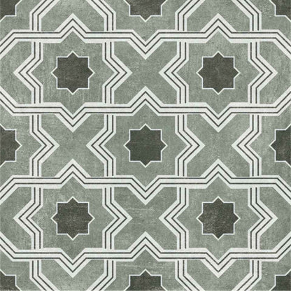 Sage Geometric Mosaic Tile Sticker