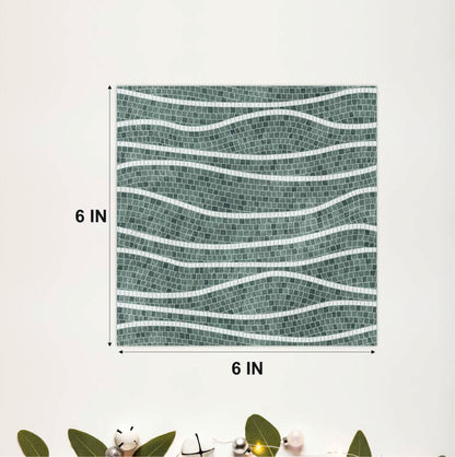 Organic Wave Pattern Tile Sticker