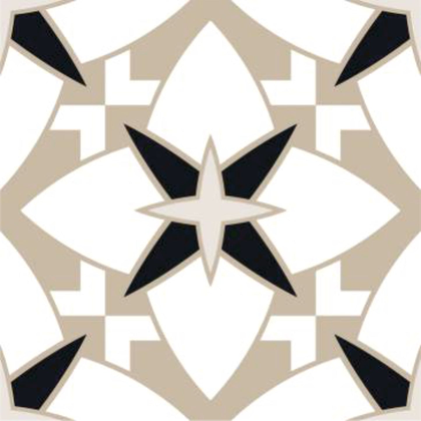 Moroccan Star Medallion Tile Sticker