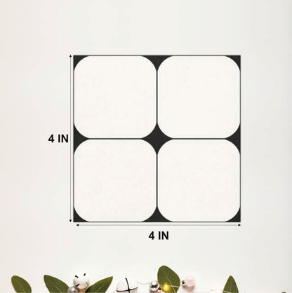 Contemporary Rounded Mosaic Tile Sticker