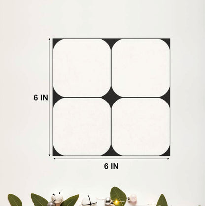 Contemporary Rounded Mosaic Tile Sticker